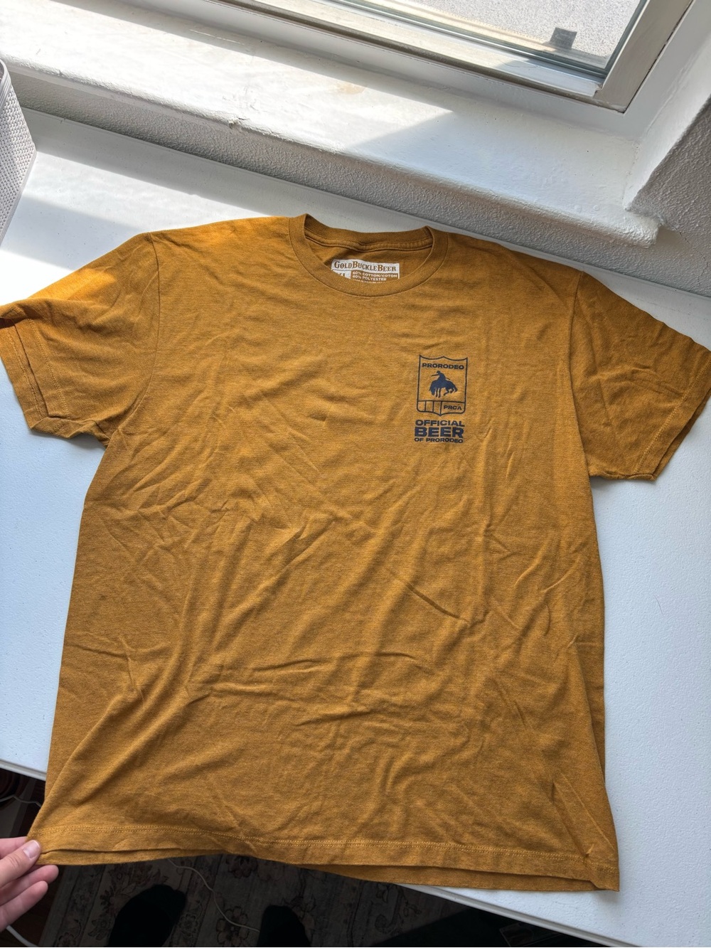 Mustard Yellow Graphic Men’s T-Shirt